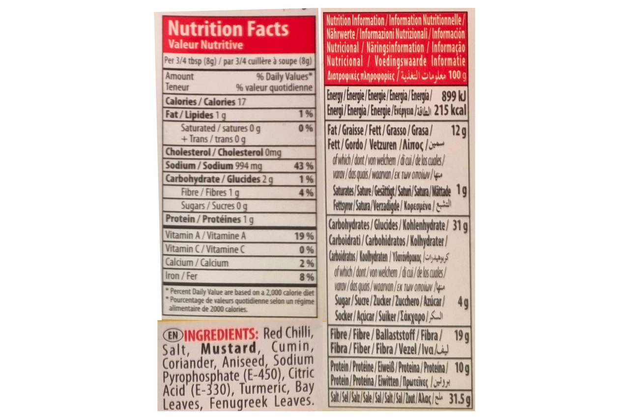 Lazzat Foods Spice Mix for Achar Gosht 100g Best Before it's Gone Ltd